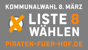 Liste 8 wählen - Kommunalwahl in Hof am 08.03.2026